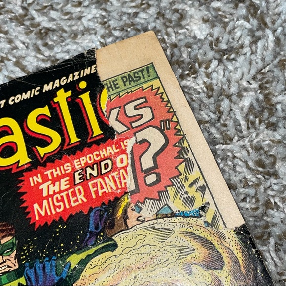 VINTAGE 1967 MARVEL FANTASTIC FOUR Silver Surfer Sandman Silver Age Comic #61 - Picture 3 of 10